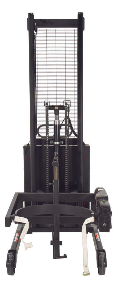 Steel DC Powered Drum Lifter/Rotator/Transport 61 In x 36-1/4 In. x 88 In. 550 Lb. Cap Black/Yellow